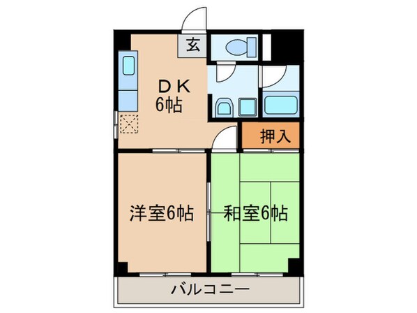 マンション・しらかばの物件間取画像